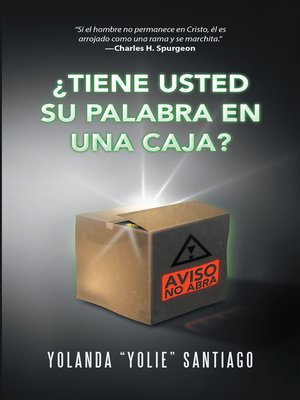 cover image of ¿Tiene usted Su palabra en una caja?